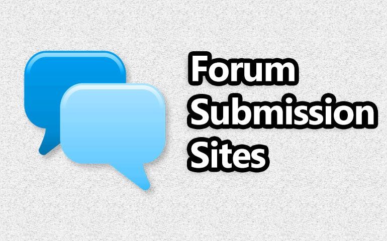 Top High PR Dofollow Forum Submission Sites List 2020
