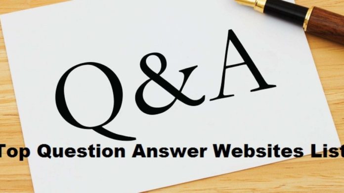 Top Question and Answer Websites List 2020