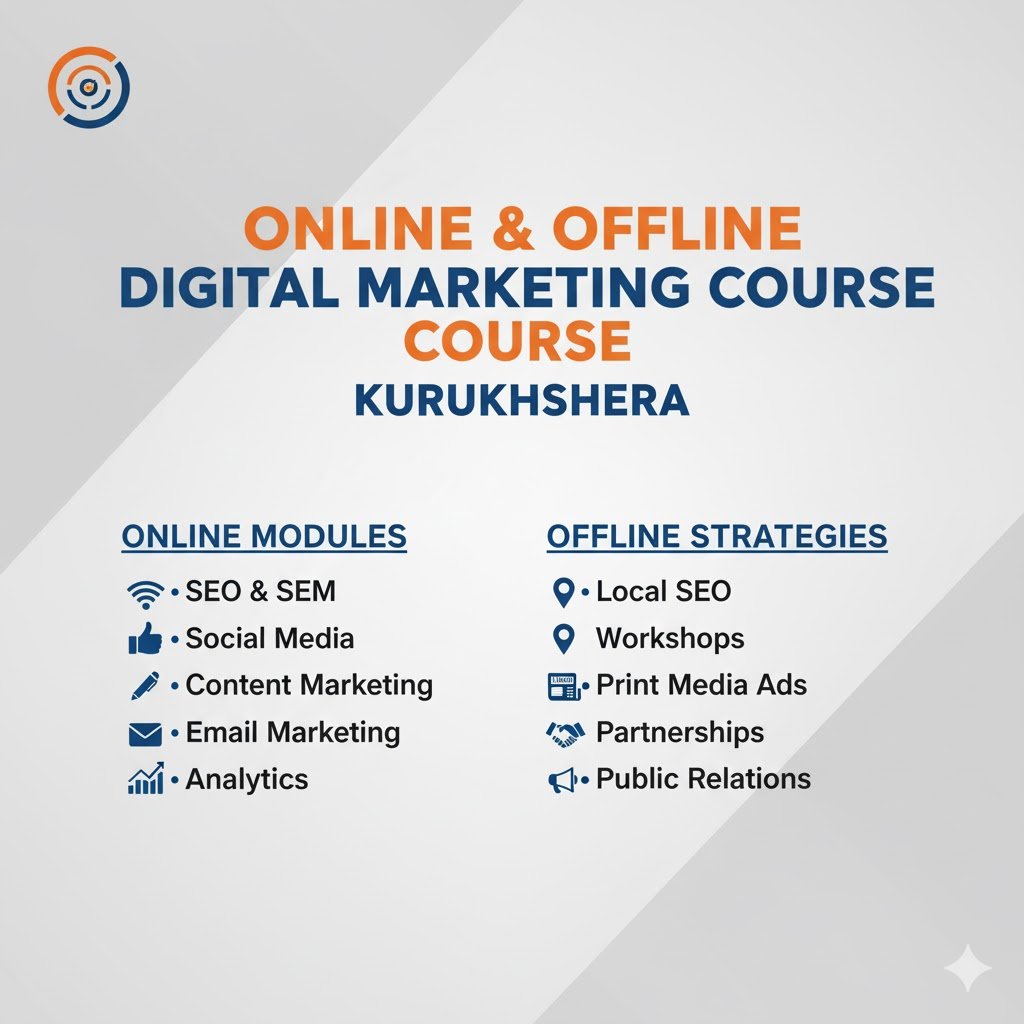 Online and Offline Digital Marketing Course in Kurukshetra