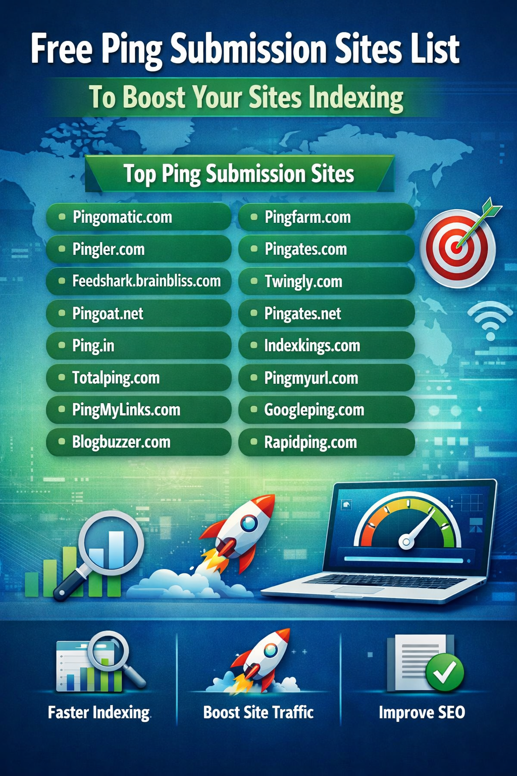 Ping Submission Sites