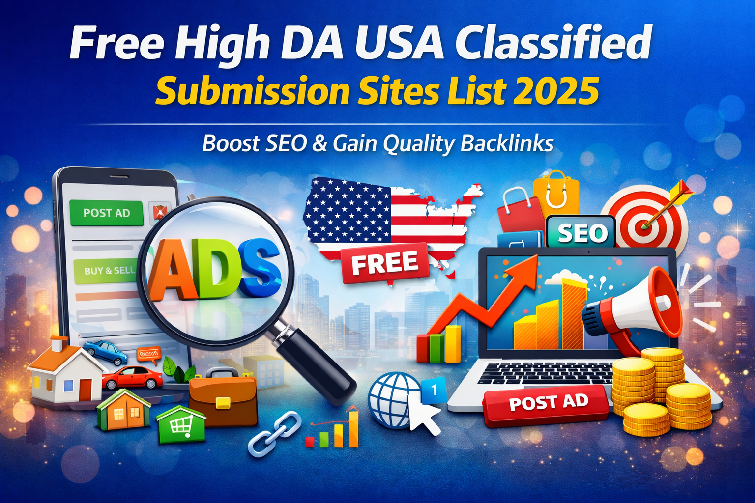 Free High DA USA Classified Submission