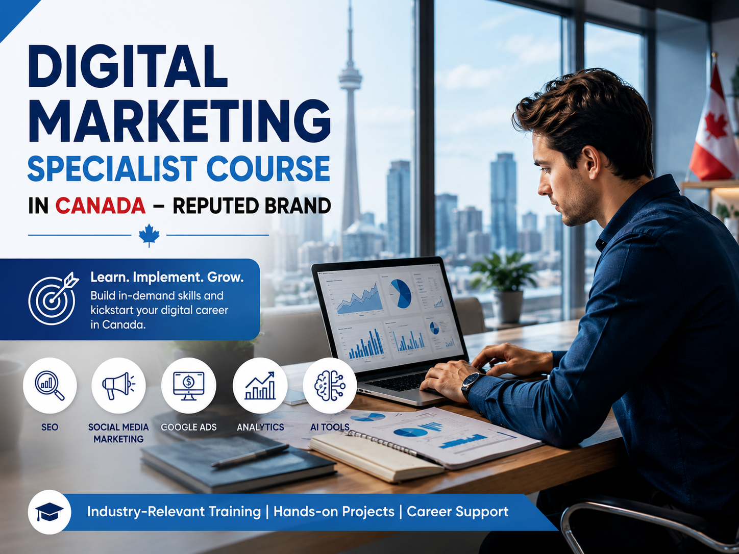 Digital Marketing Specialist Course in Canada – Reputed Brand